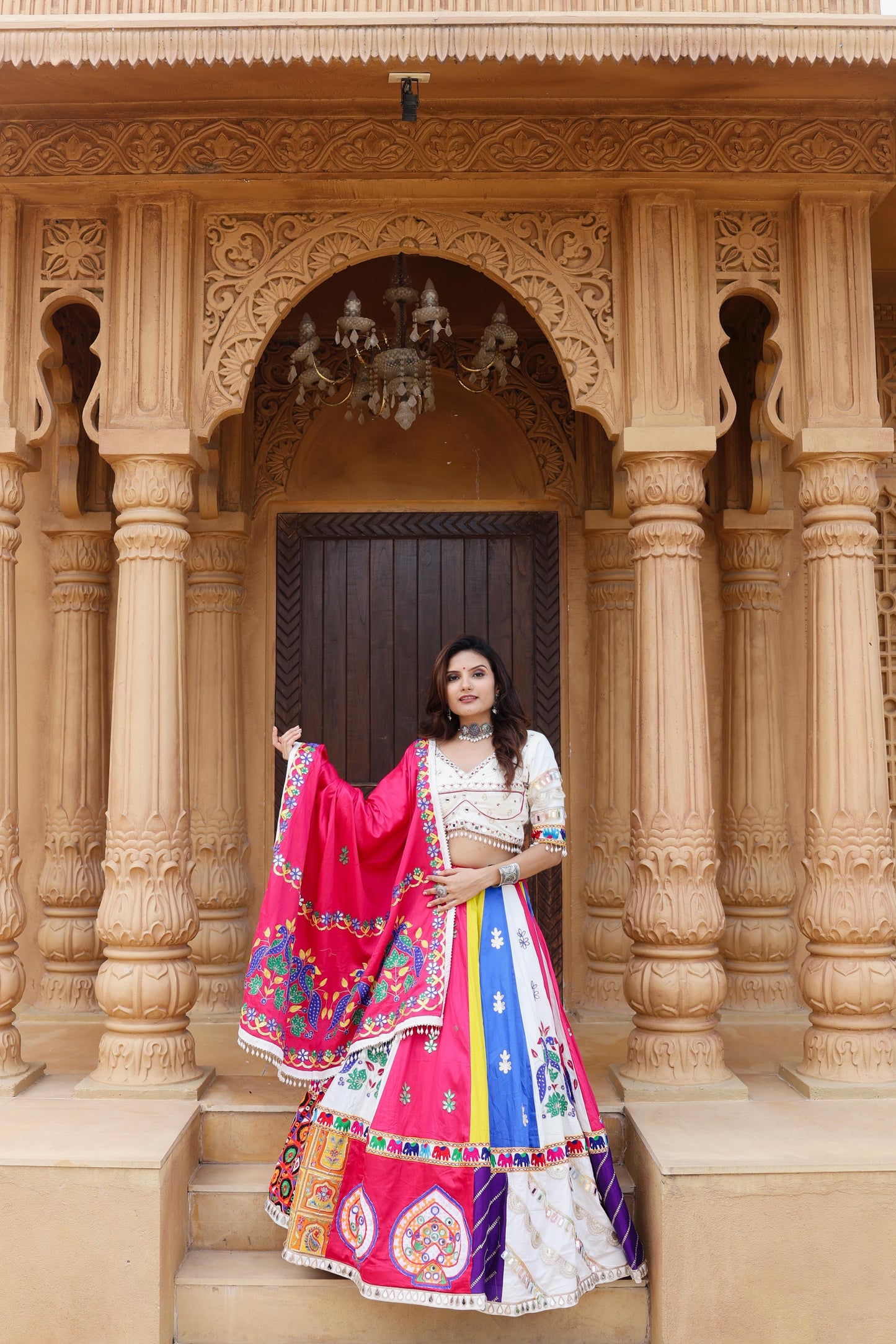 Cotton garba chaniya choli