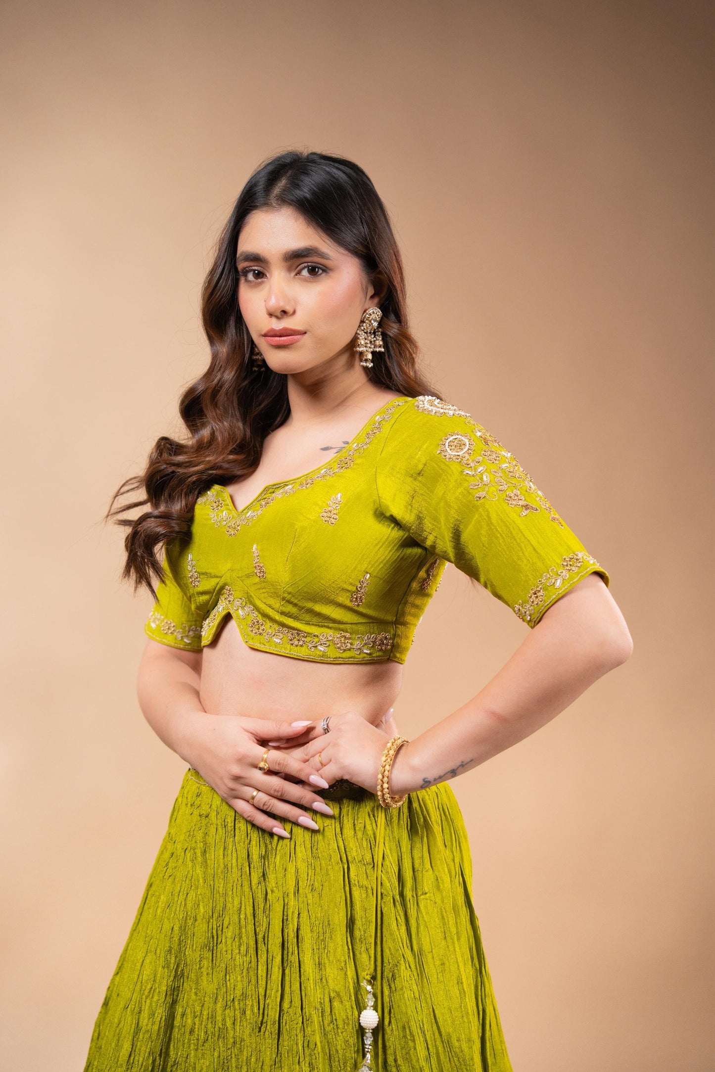 Aadhya - with Bandhani Duppata