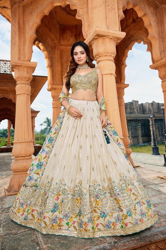 Siara - Ivory Garden Heirloom Lehenga Set