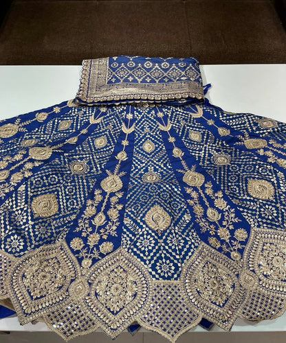 Royal Heirloom Siders Lehenga Set with Ornate Gold Detailing