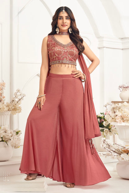 Dulari Palazzo Fusion Set