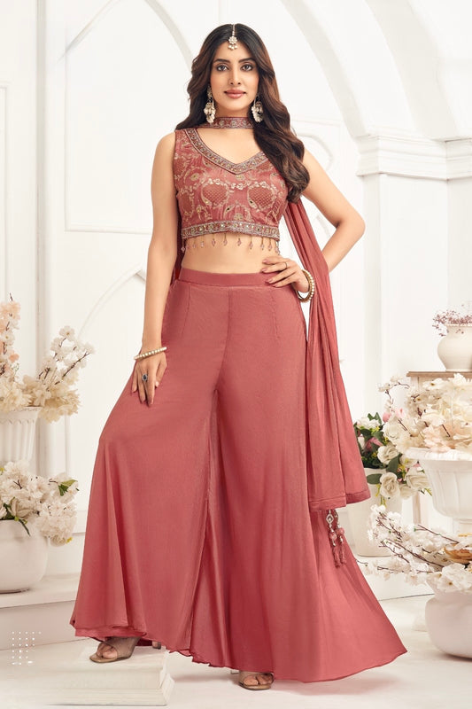 Dulari Palazzo Fusion Set