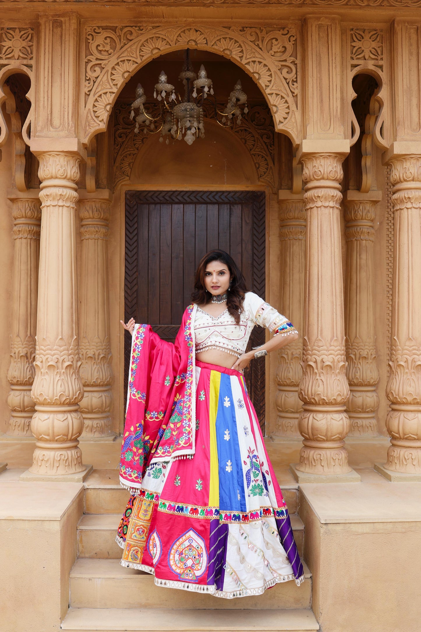 Cotton garba chaniya choli