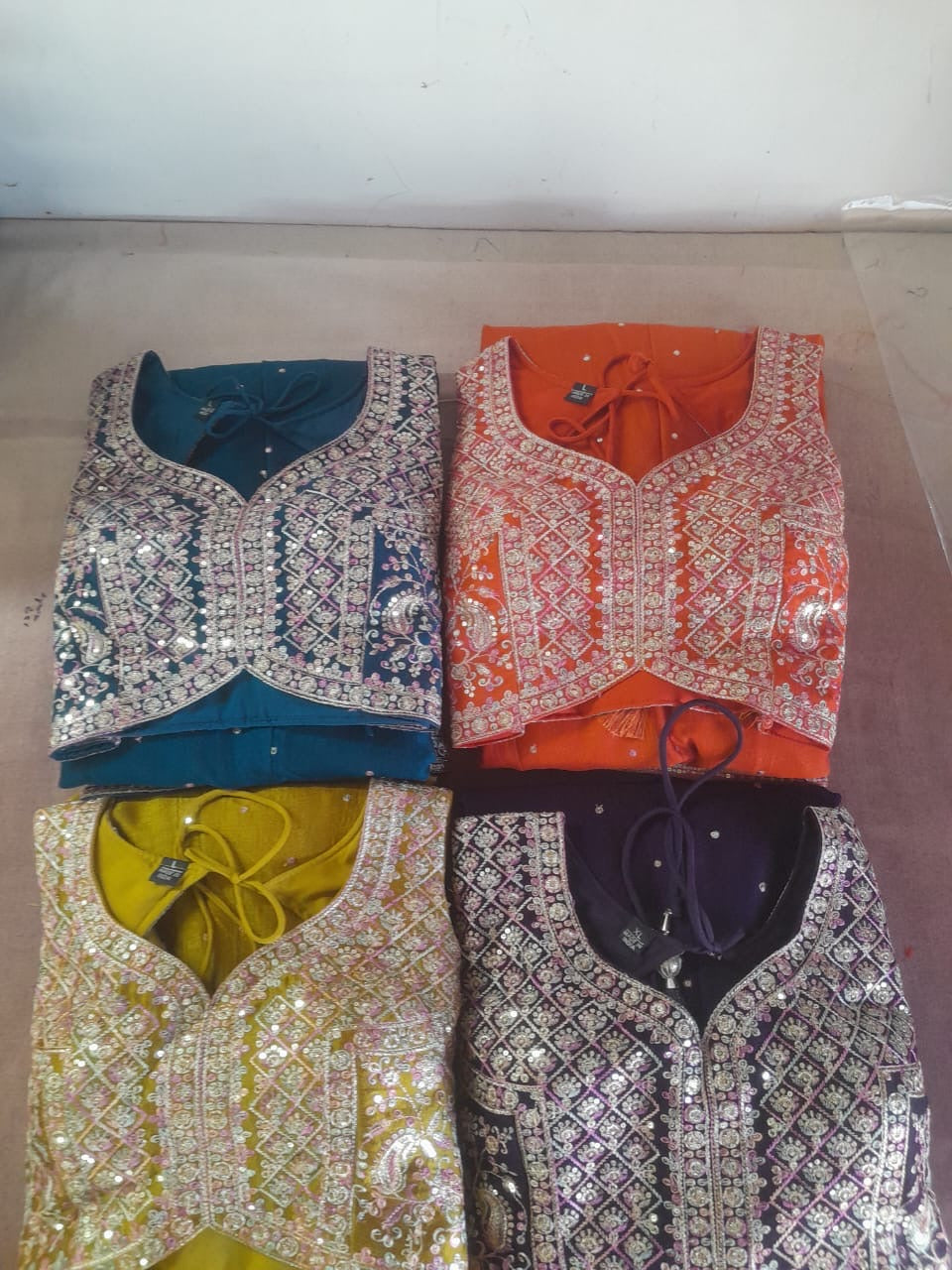 Zara Mirror Embroidery Lehenga Set – 4 Premium Colours