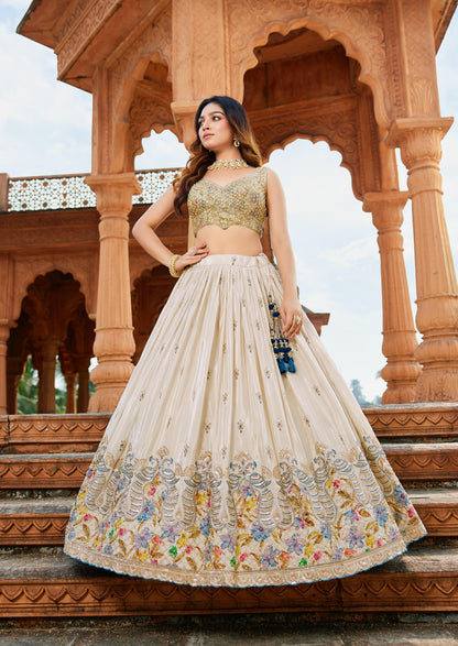 Siara - Ivory Garden Heirloom Lehenga Set