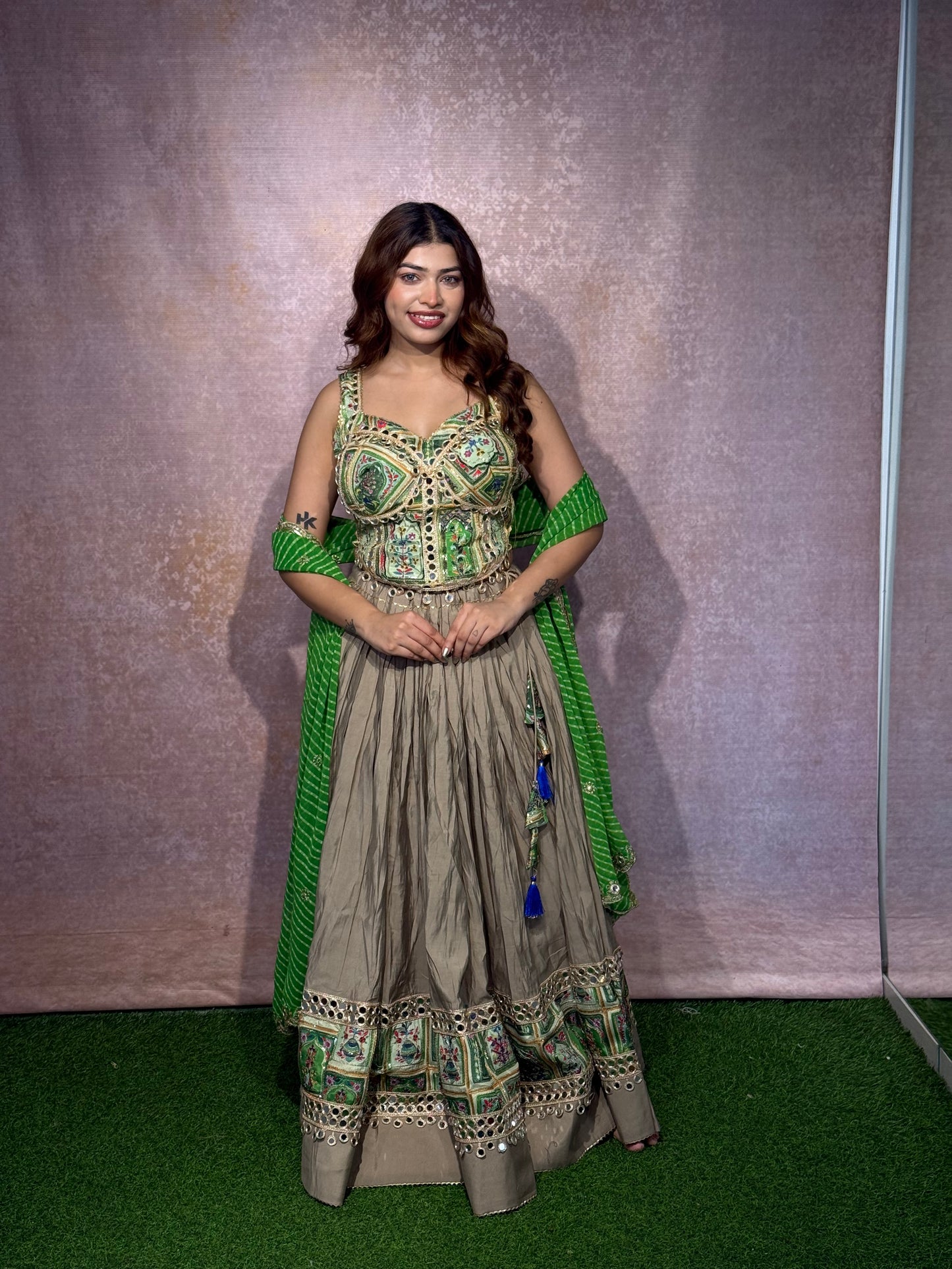 Fancy boluse garba chaniya choli