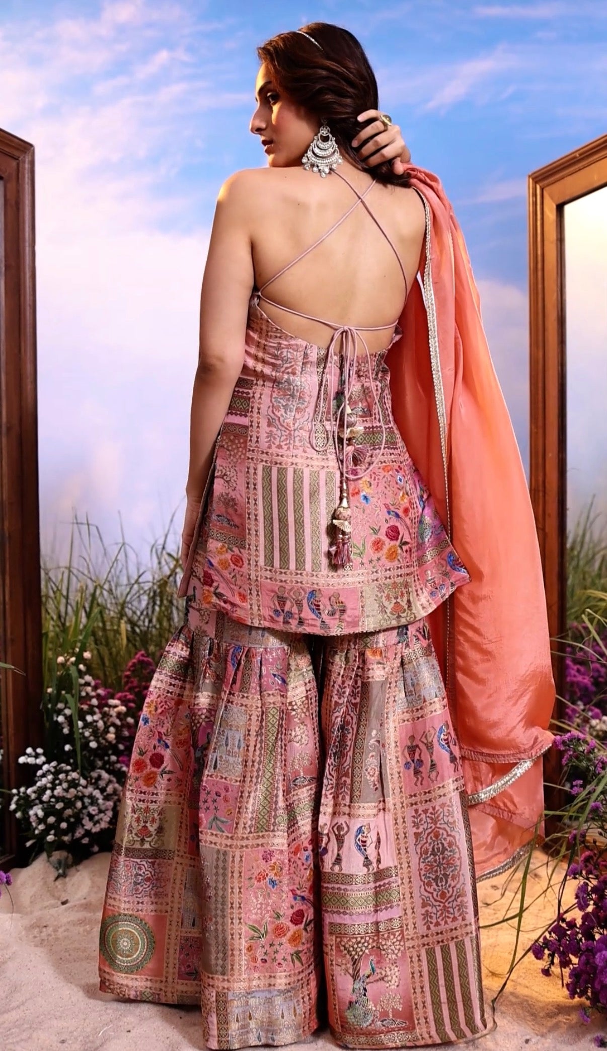 Printed Kurta Sharara Set with Dupatta (2 Colours)