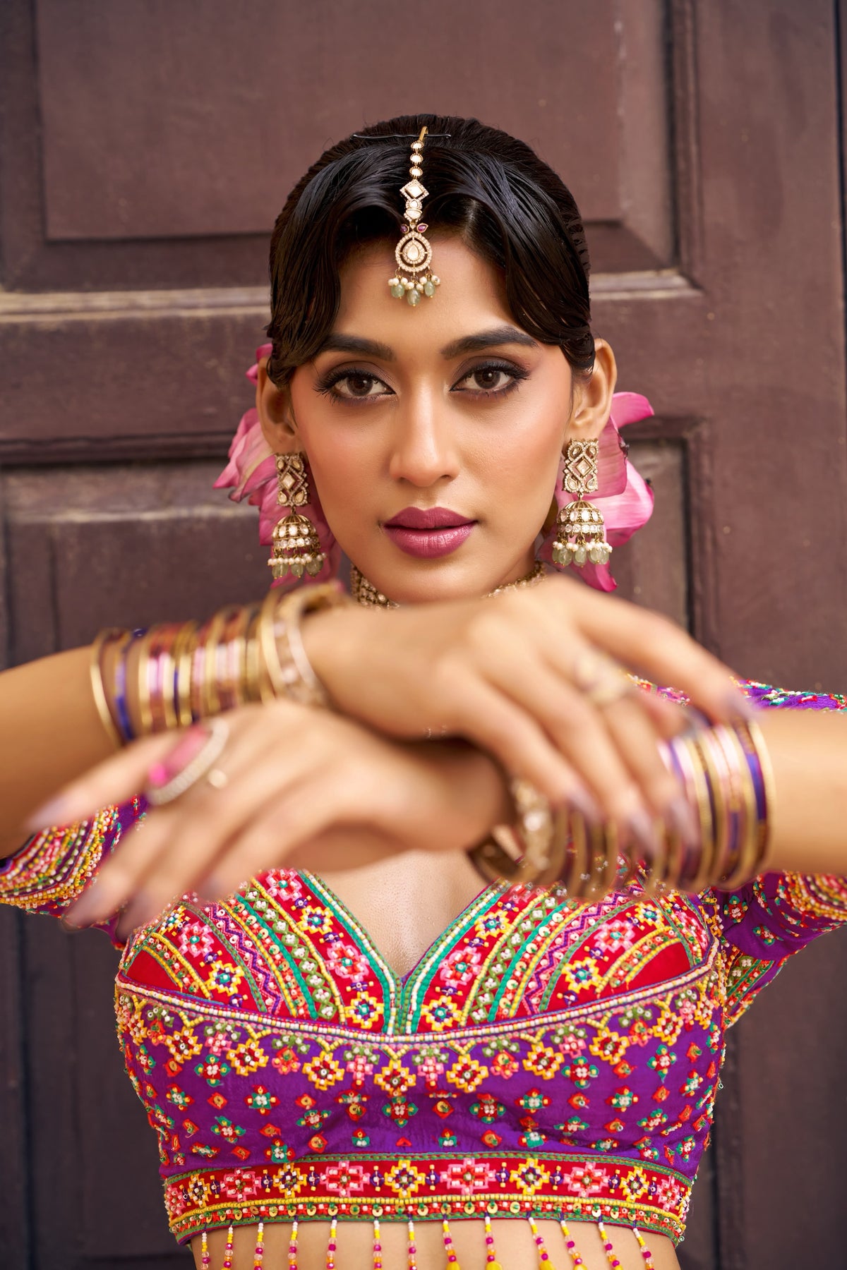 Royal Rang Rasiya Multicolor Bridal Wedding Lehenga Choli
