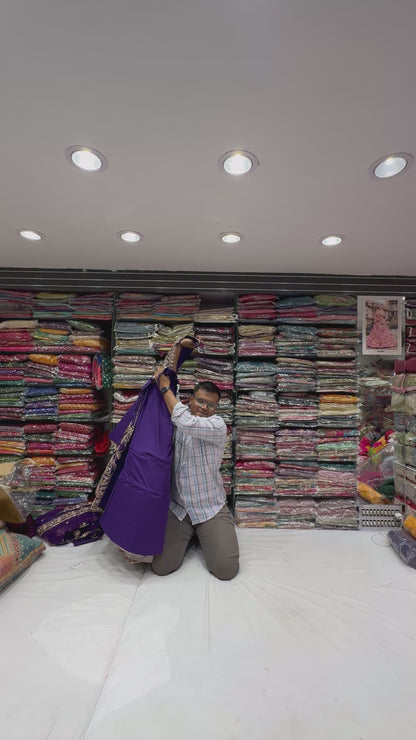 Designer Embroidered Silk Lehenga Choli - D.No 5056 | 5 Colour Options