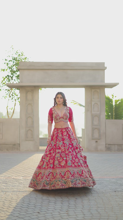 MENI – New Launch Designer Silk Lehenga