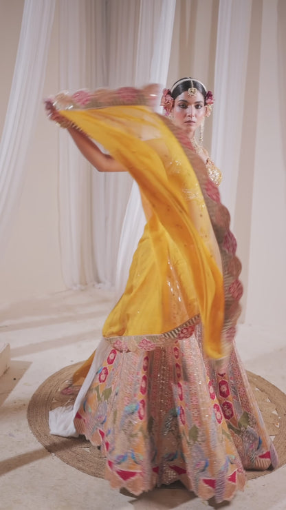 Premium Designer Lehenga Set with Statement Dupatta