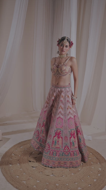 Gulnaar Palace Heirloom Lehenga Set