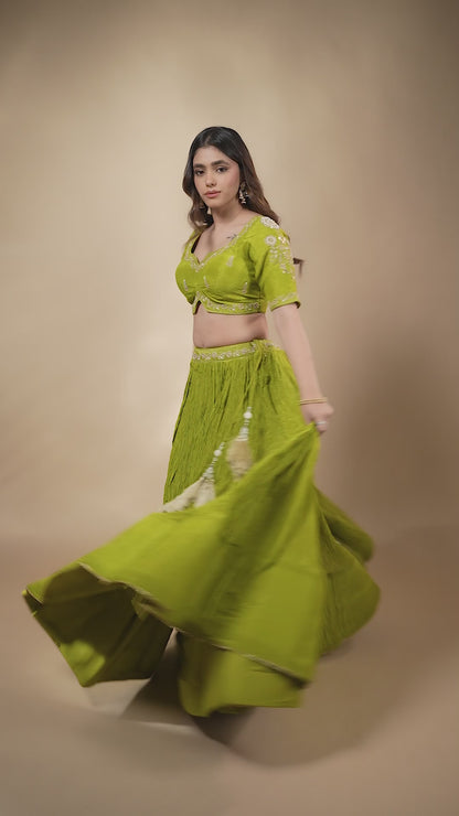 Aadhya - with Bandhani Duppata