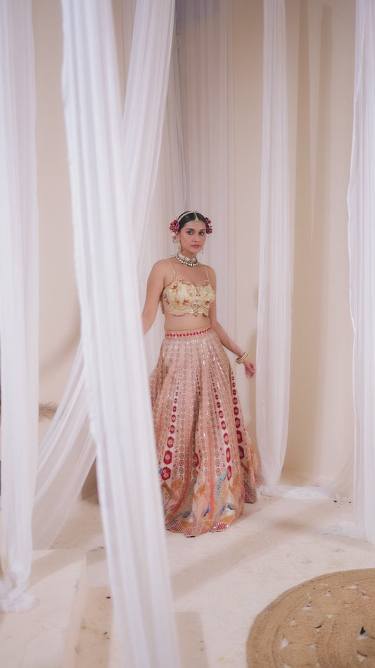 Eira Regal Peacock Lehenga
