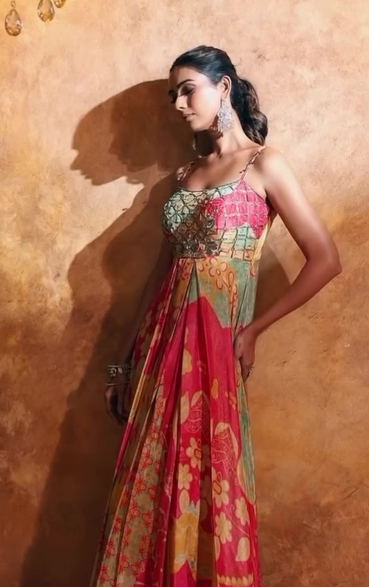 Vintage Bloom Summer Dress