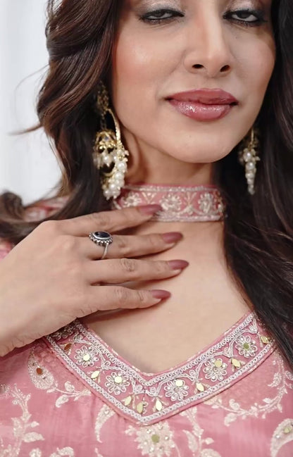 Dulari Palazzo Fusion Set